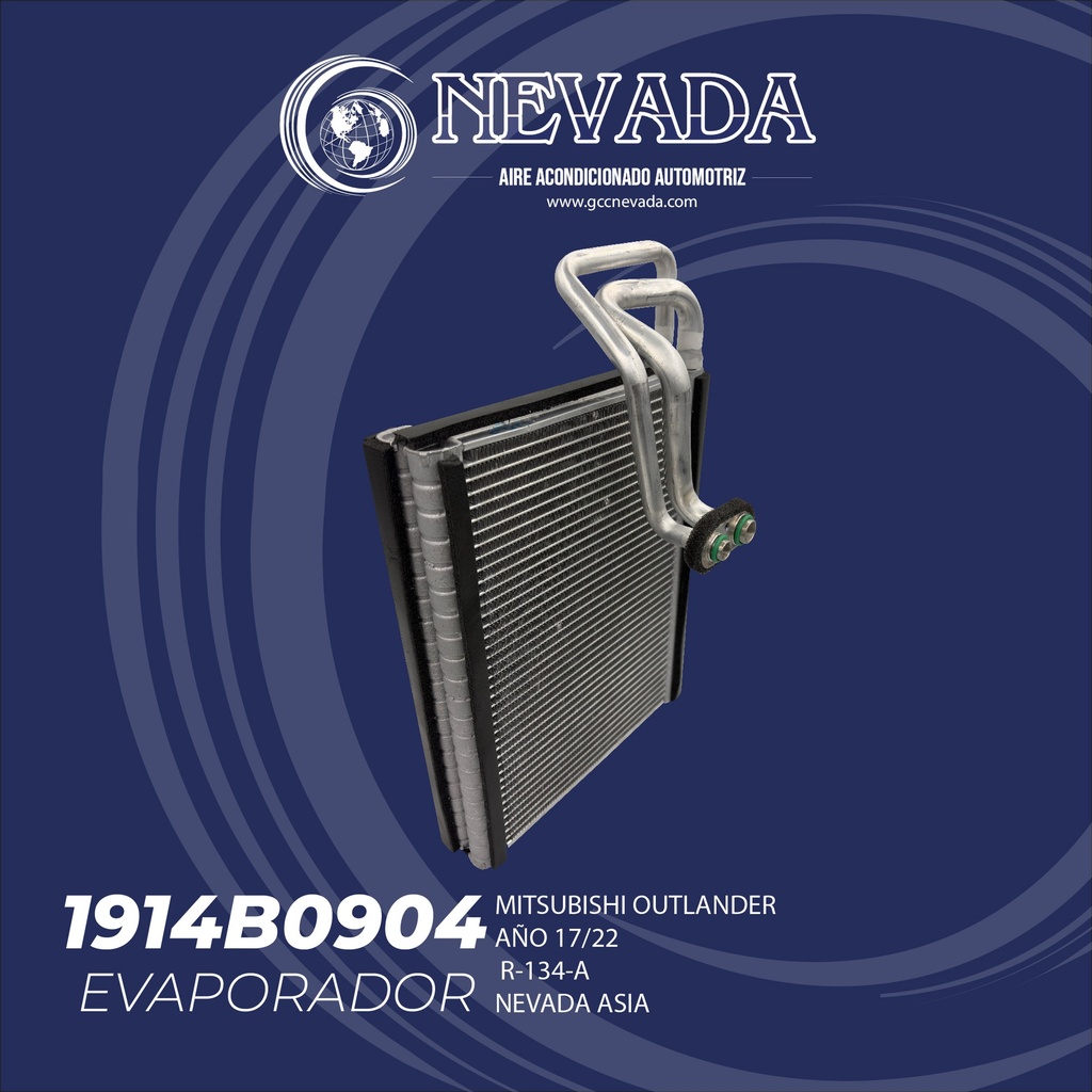 EVAPORADOR MITSUBISHI OUTLANDER AÑO 17/22 R-134-A NEVADA ASIA