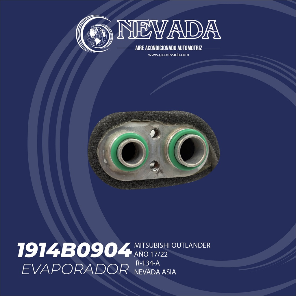 EVAPORADOR MITSUBISHI OUTLANDER AÑO 17/22 R-134-A NEVADA ASIA
