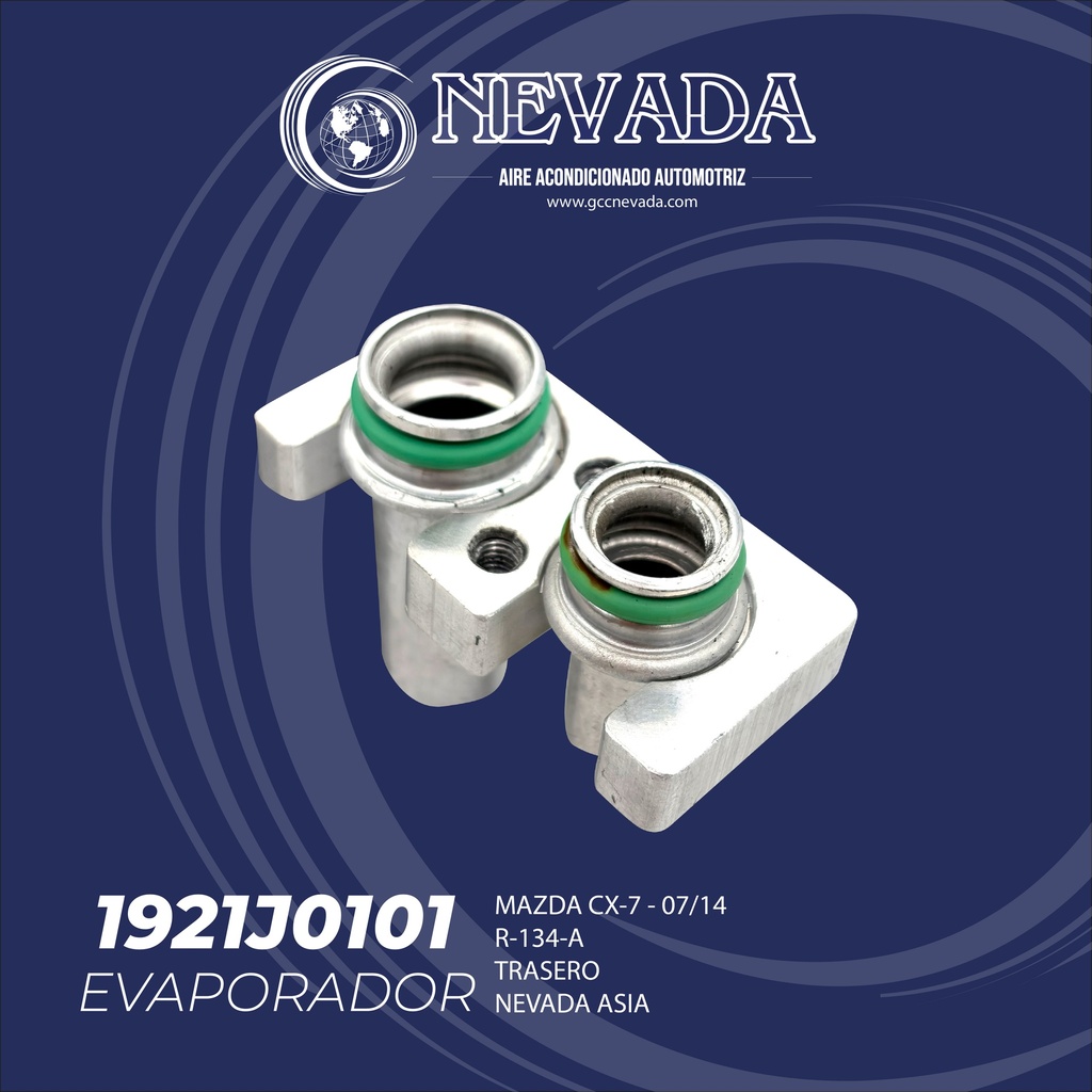 EVAPORADOR MAZDA CX-7 AÑO 07/14 R-134-A  TRASERO NEVADA ASIA
