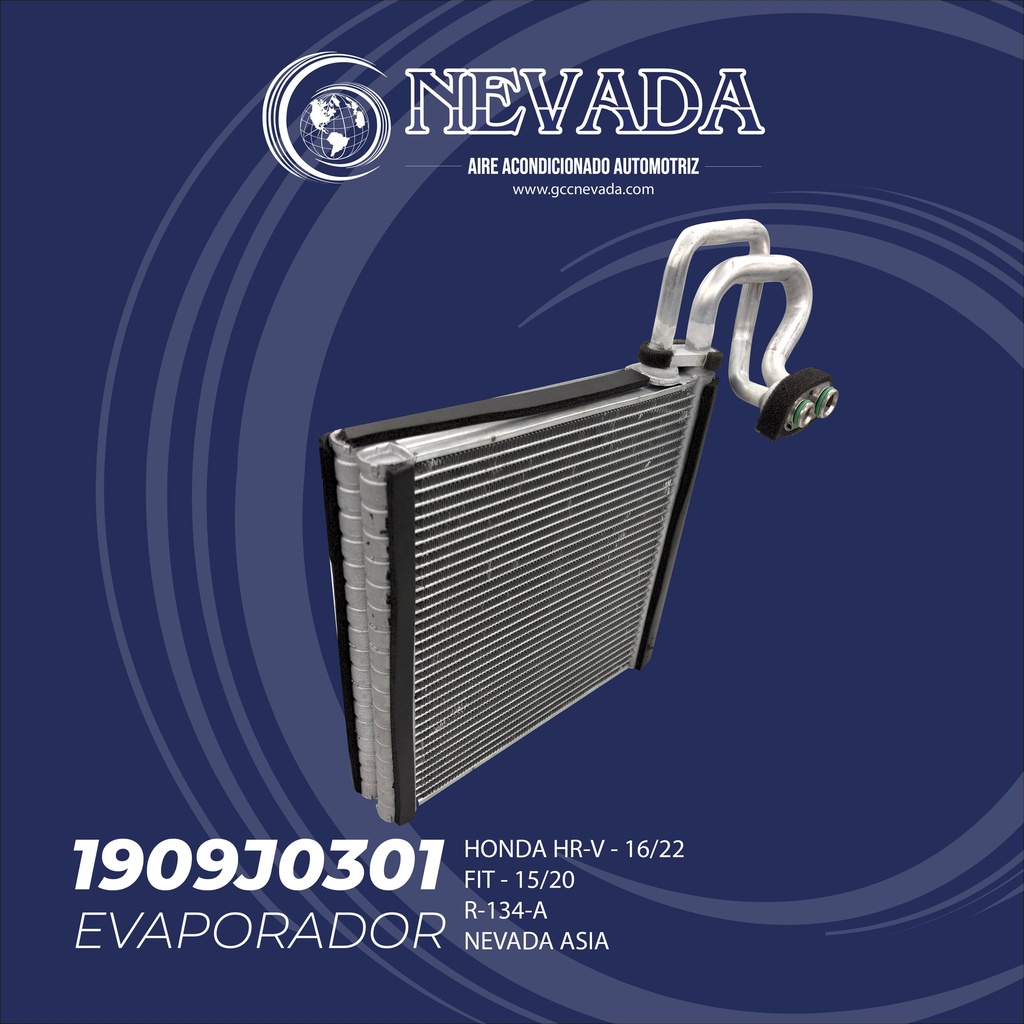 EVAPORADOR HONDA HR-V AÑO 16/22 / FIT 15/20 R-134-A NEVADA ASIA