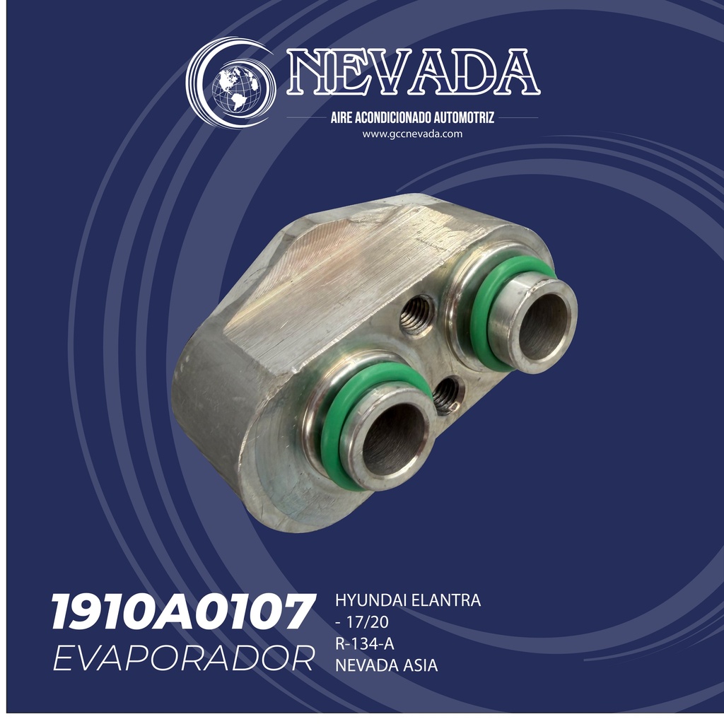 EVAPORADOR HYUNDAI ELANTRA AÑO 17/20 R-134-A NEVADA ASIA
