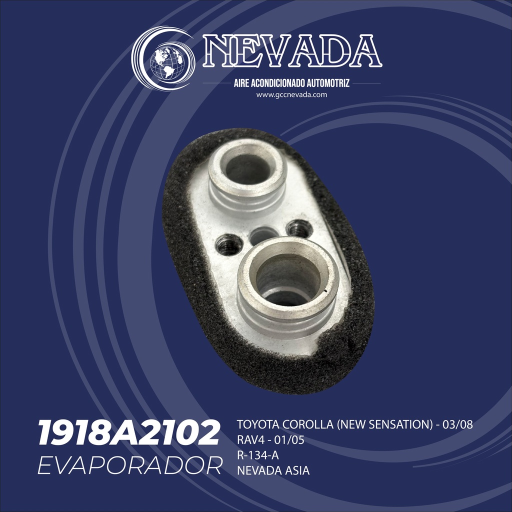 EVAPORADOR TOYOTA COROLLA (NEW SENSATION) 03/08 / RAV4 01/05 NEVADA ASIA
