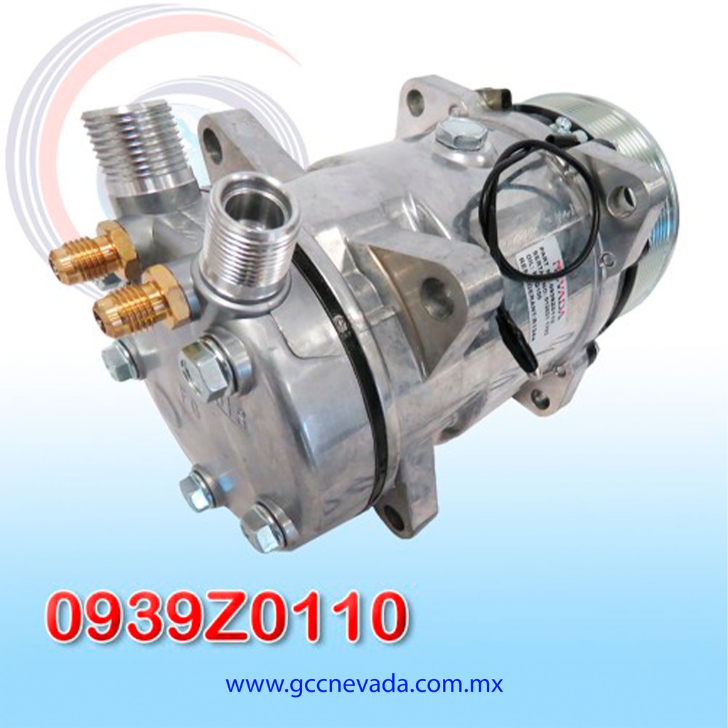 COMPRESOR 510 STD 24V 2A 8 OREJAS NEVADA ASIA