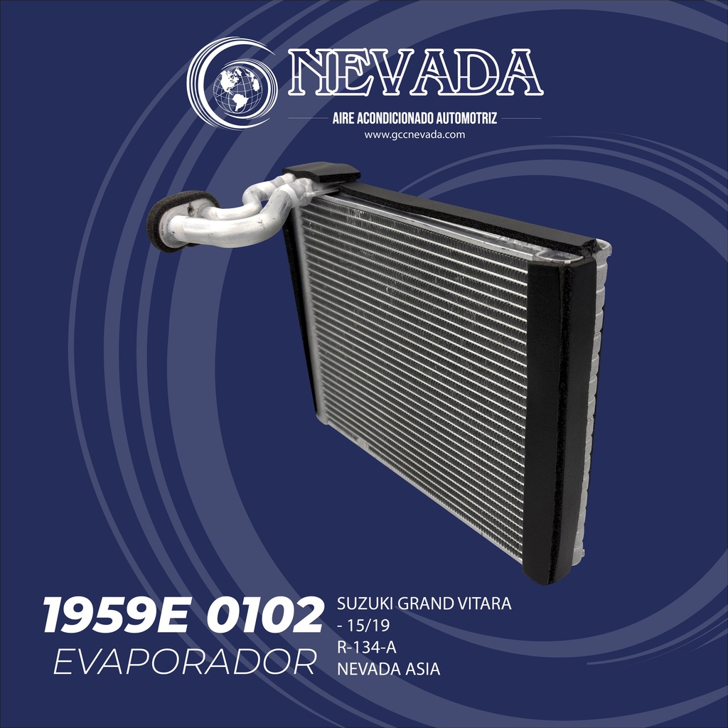 EVAPORADOR SUZUKI GRAND VITARA AÑO 15/19 R-134-A NEVADA ASIA