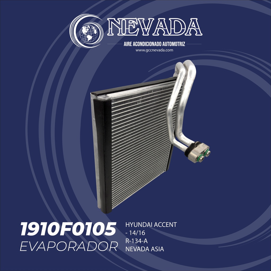 EVAPORADOR HYUNDAI ACCENT AÑO 14/16 NEVADA ASIA