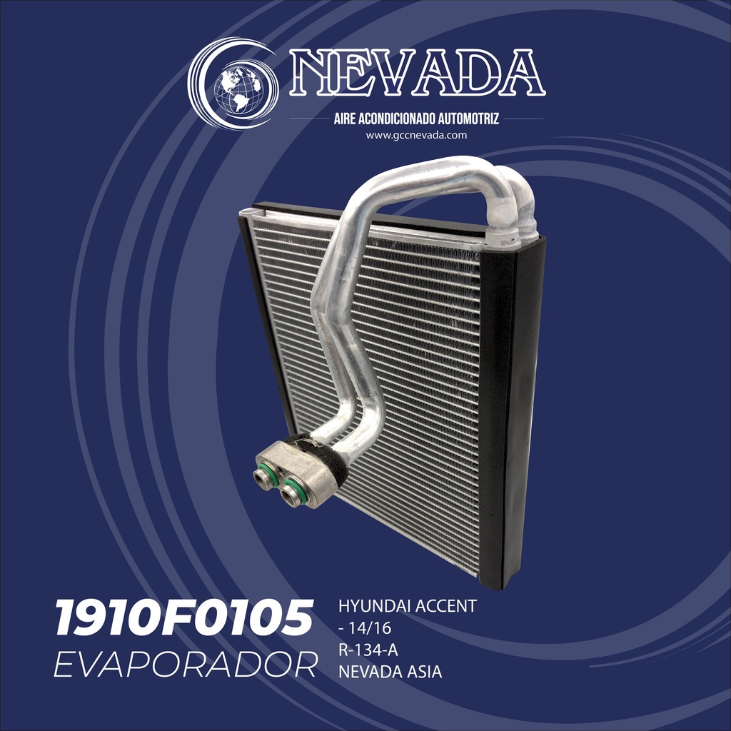 EVAPORADOR HYUNDAI ACCENT AÑO 14/16 NEVADA ASIA