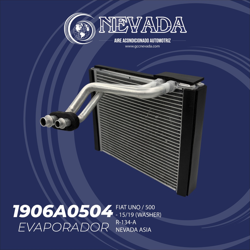 EVAPORADOR FIAT UNO / 500 AÑO 15/19 (WASHER) NEVADA ASIA