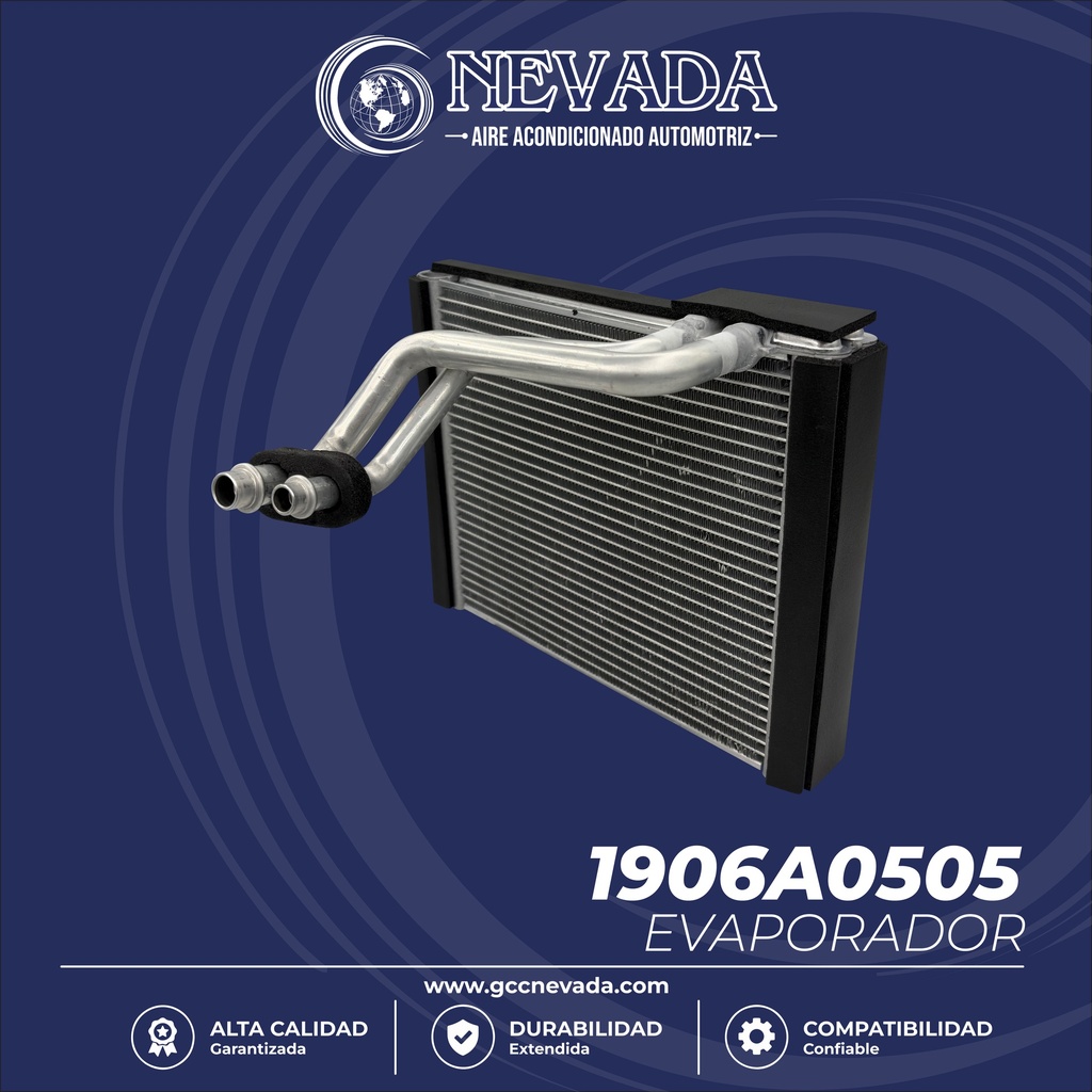 EVAPORADOR FIAT UNO / 500 AÑO 15/19 / PROMASTER 18/19 / VISION 18/23 R-134-A NEVADA ASIA
