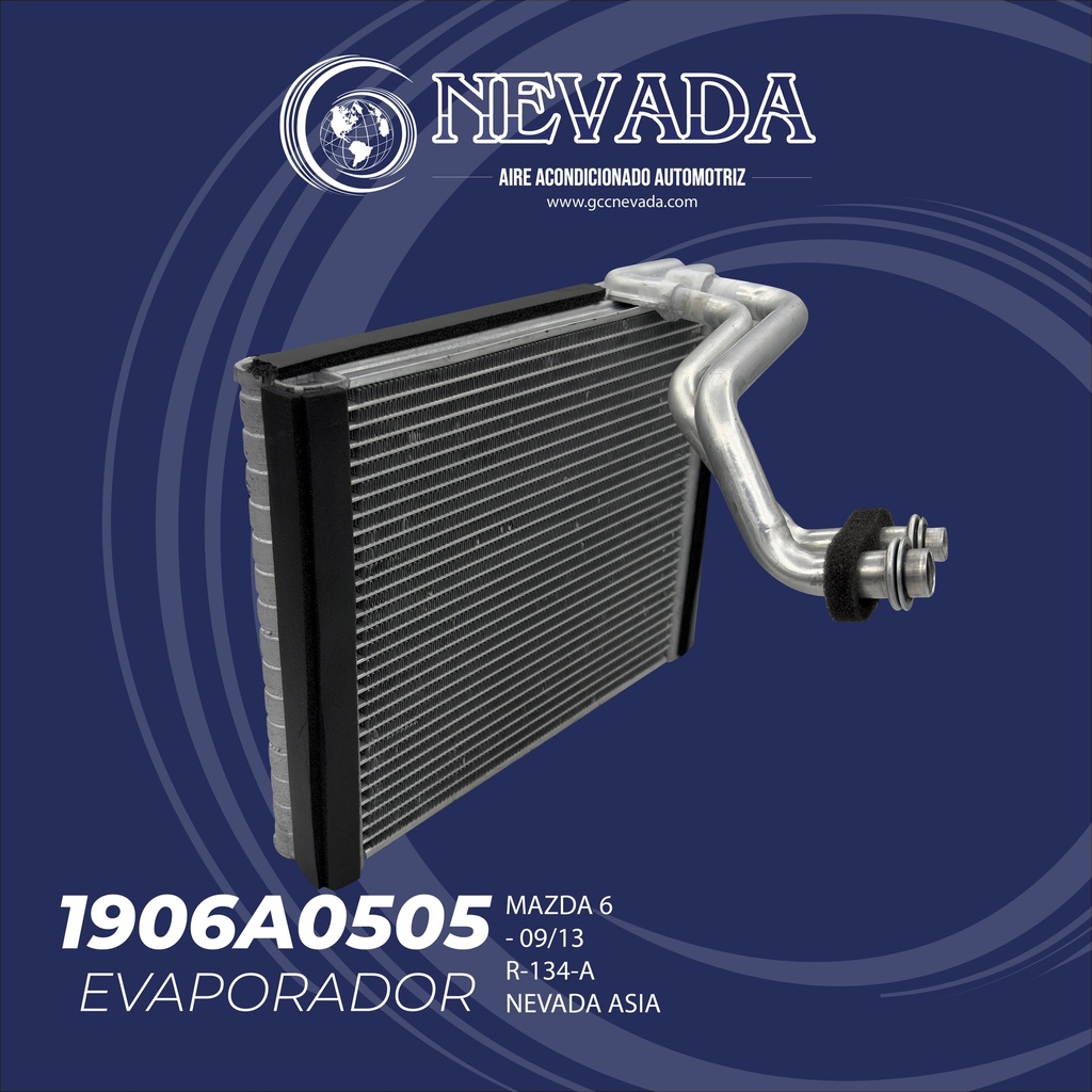EVAPORADOR FIAT UNO / 500 AÑO 15/19 / PROMASTER 18/19 / VISION 18/23 R-134-A NEVADA ASIA
