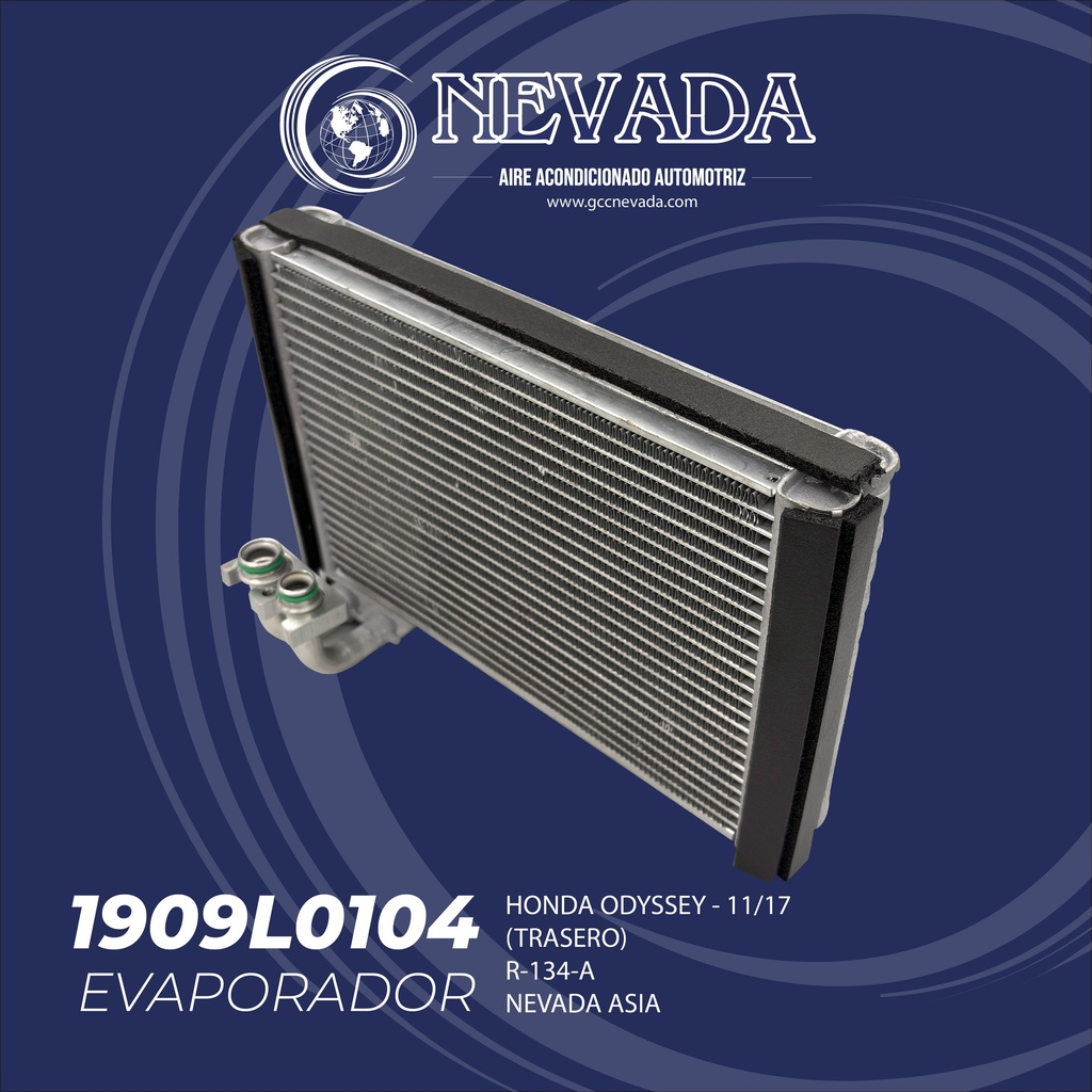 EVAPORADOR HONDA ODYSSEY AÑO AÑO 11/17 R-134-A (TRASERO) NEVADA ASIA