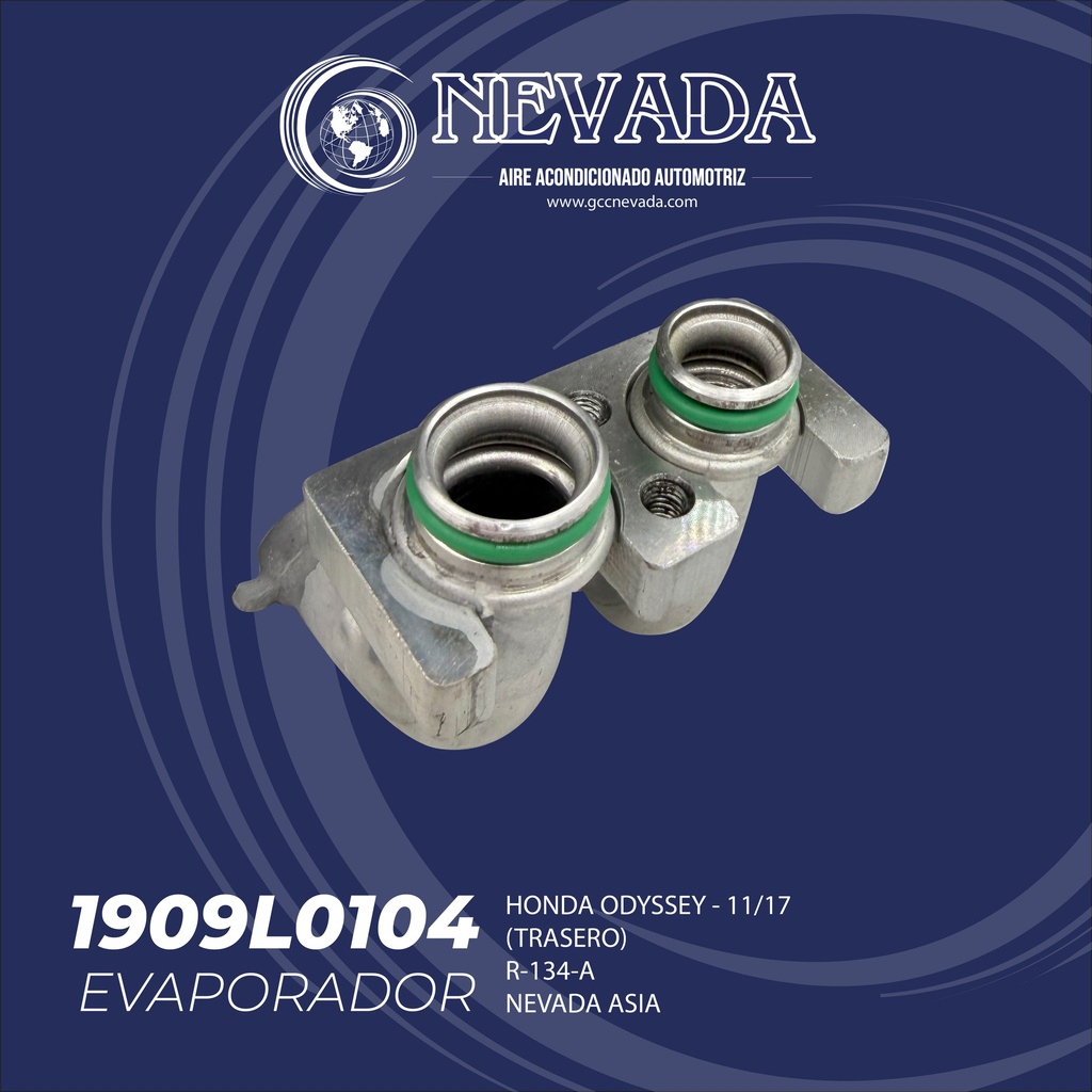 EVAPORADOR HONDA ODYSSEY AÑO AÑO 11/17 R-134-A (TRASERO) NEVADA ASIA