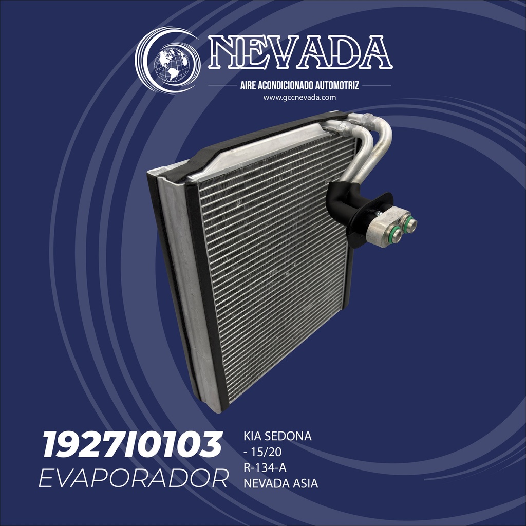 EVAPORADOR KIA SEDONA AÑO 15/20 R-134-A NEVADA ASIA