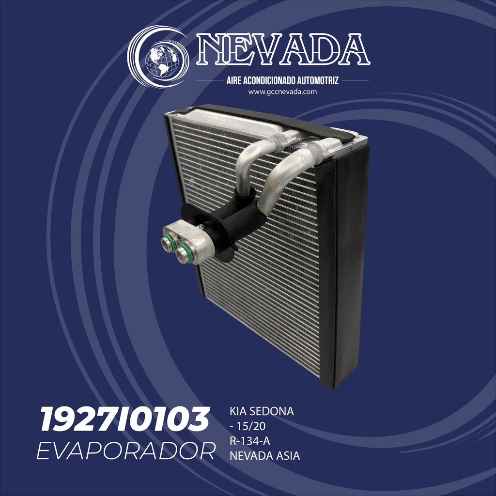 EVAPORADOR KIA SEDONA AÑO 15/20 R-134-A NEVADA ASIA