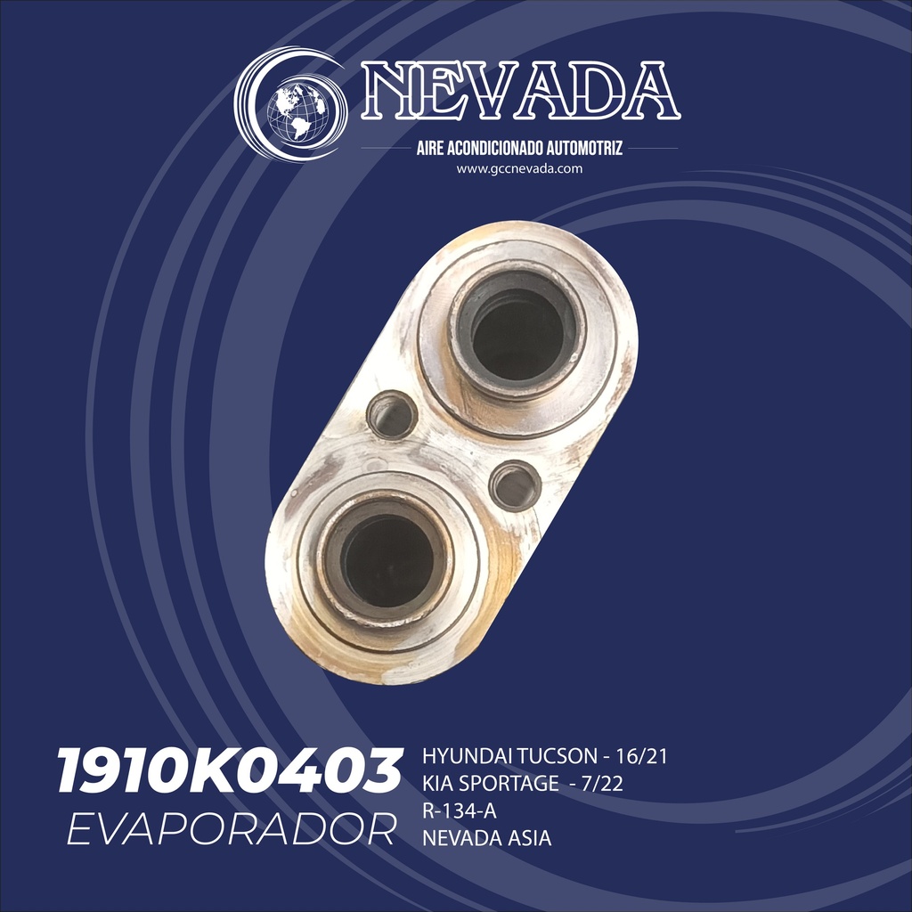 EVAPORADOR HYUNDAI TUCSON AÑO 16/21 / KIA SPORTAGE 17/22 NEVADA ASIA