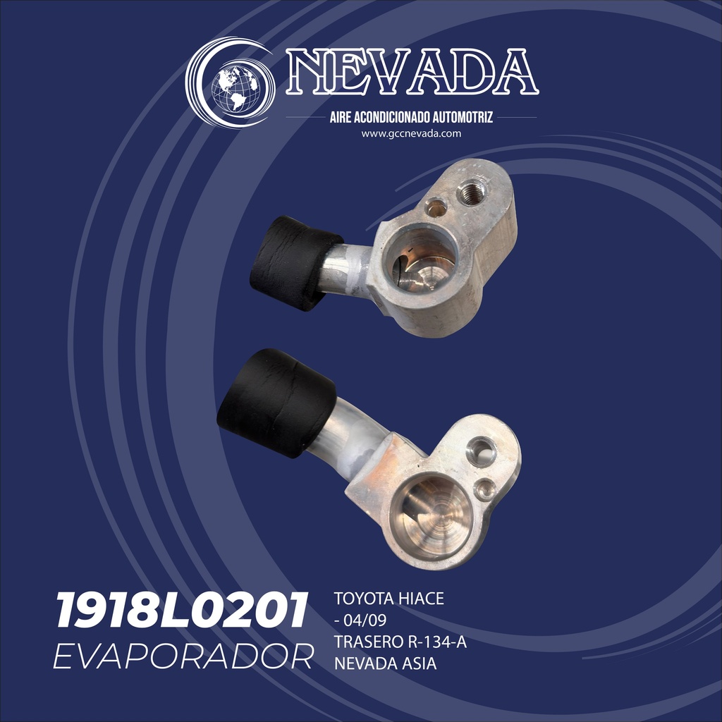 EVAPORADOR TOYOTA HIACE TRASERO AÑO 04/09 NEVADA ASIA
