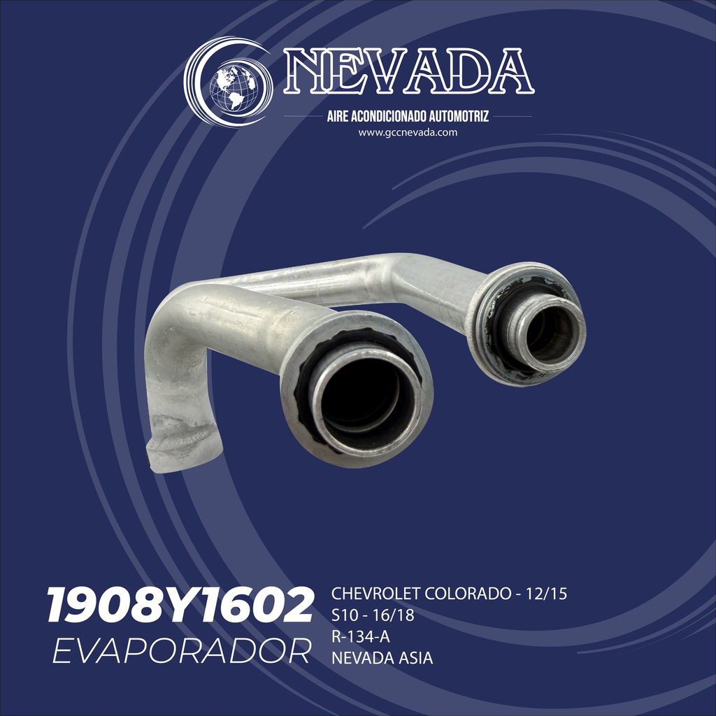 EVAPORADOR CHEVROLET COLORADO AÑO 12/15 / S10 16/18 R-134-A NEVADA ASIA