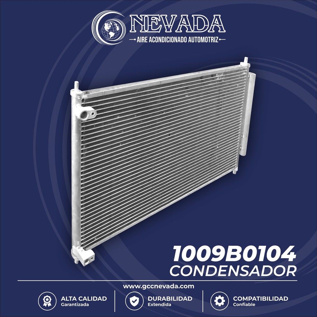 CONDENSADOR HONDA ACCORD AÑO 13/17  R-134-A NEVADA ASIA