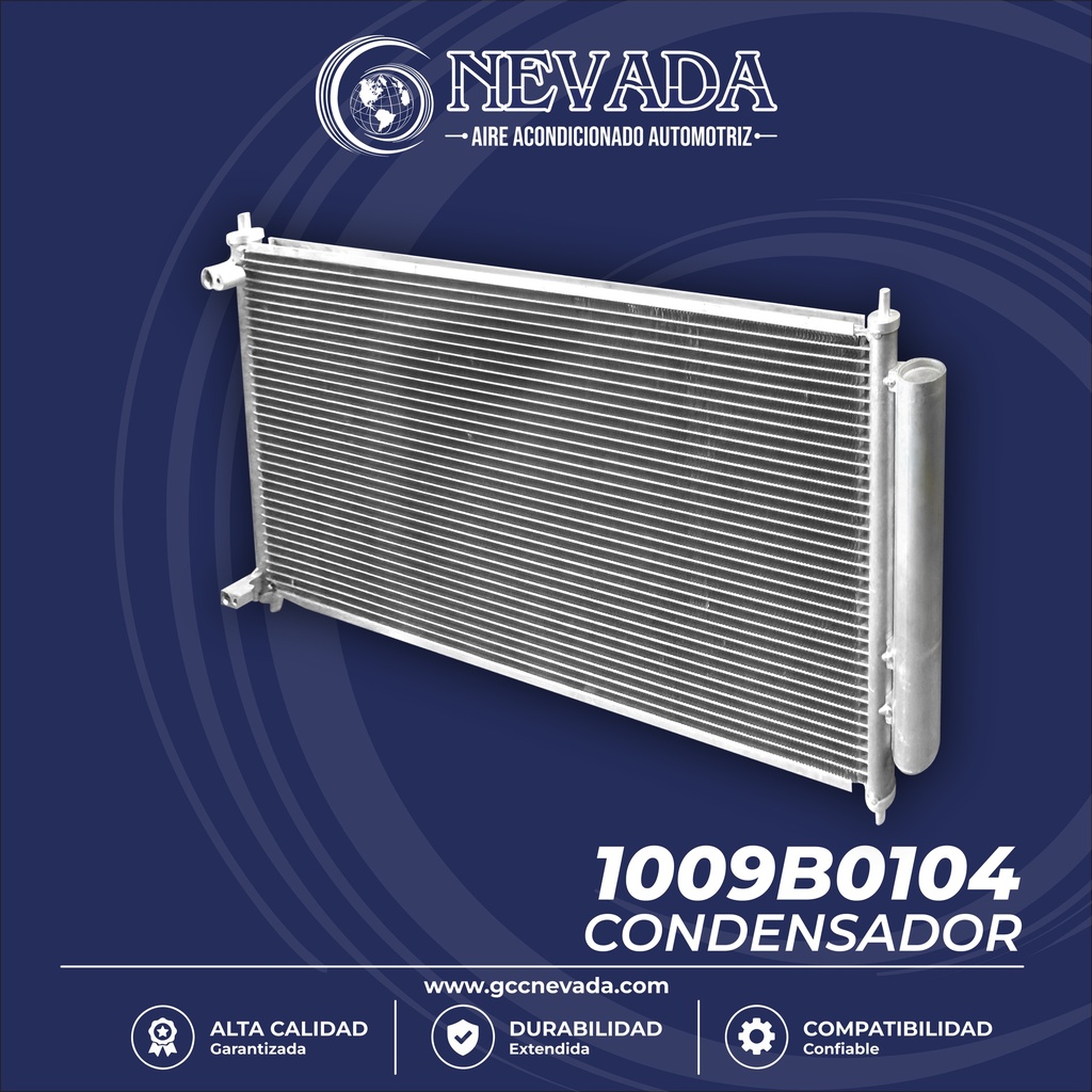 CONDENSADOR HONDA ACCORD AÑO 13/17  R-134-A NEVADA ASIA
