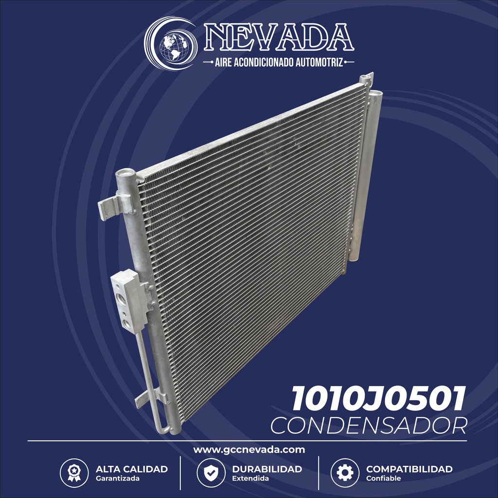 CONDENSADOR HYUNDAI SANTA FE AÑO 19/20 R-134-A C/FILTRO NEVADA ASIA