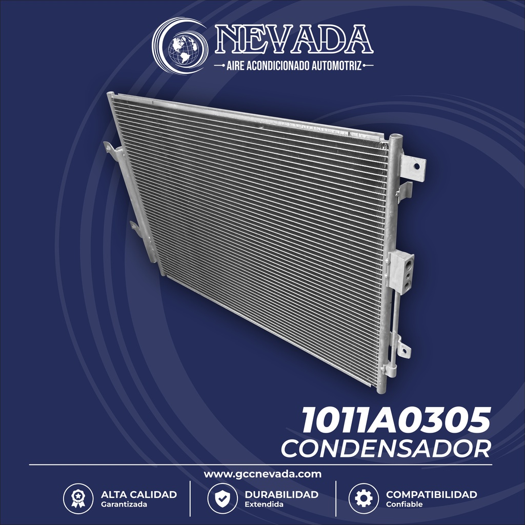 CONDENSADOR JEEP CHEROKEE AÑO 19-23 R-134-A C/FILTRO NEVADA 