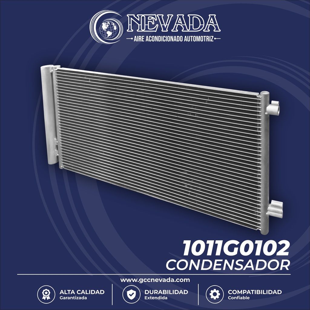 CONDENSADOR JEEP COMPASS AÑO 18-22 R-134-A C/FILTRO NEVADA 