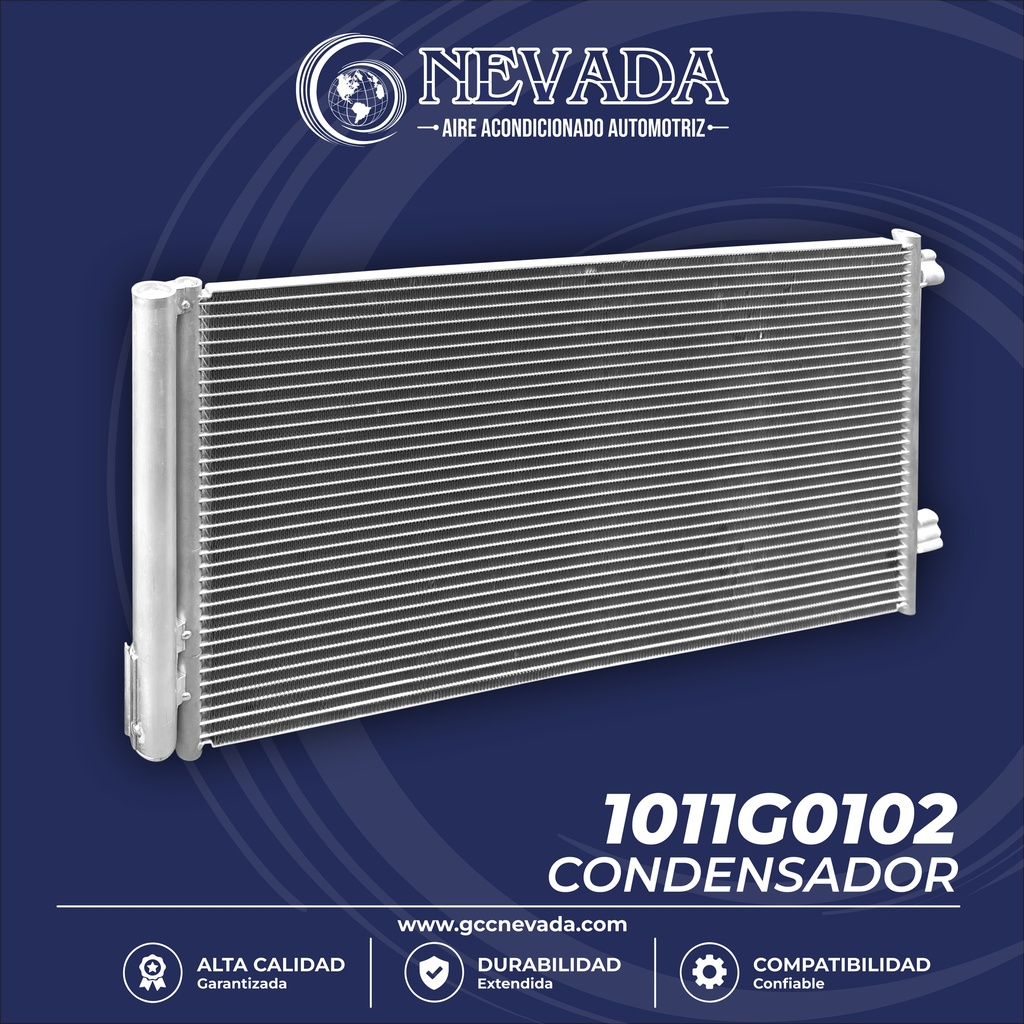 CONDENSADOR JEEP COMPASS AÑO 18-22 R-134-A C/FILTRO NEVADA 