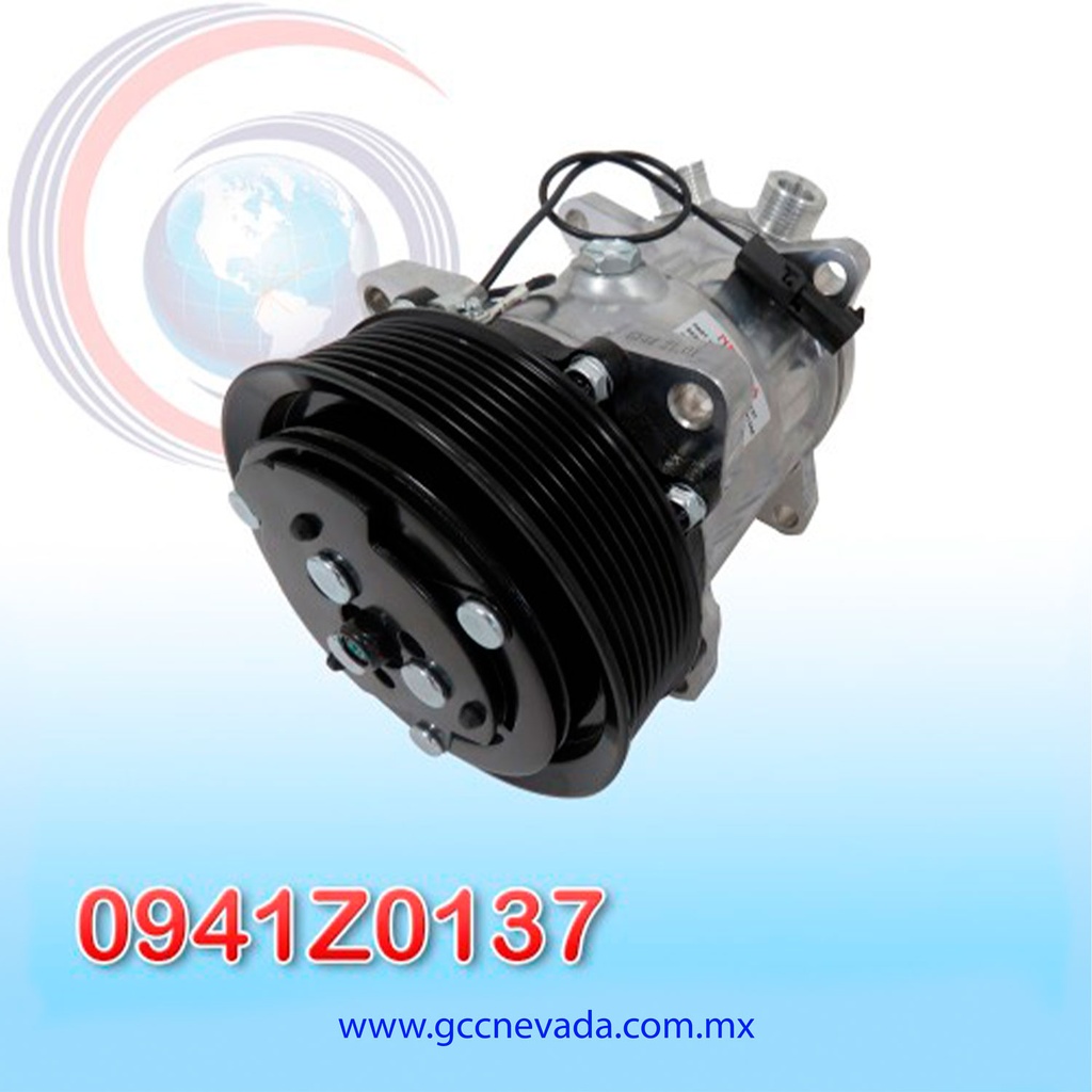 COMPRESOR 709 ORING R-134-A 12V 8 OREJAS 8PK NEVADA
