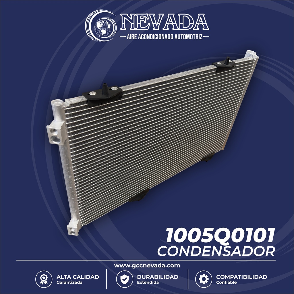 CONDENSADOR PEUGEOT 207 / 301 AÑO 12/18 R-134-A NEVADA ASIA