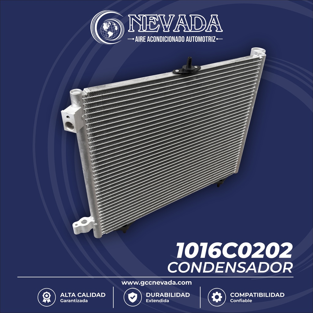 CONDENSADOR PEUGEOT 207 AÑO 06/10 / CITROEN C2 07/12 R-134-A NEVADA ASIA