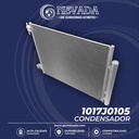 CONDENSADOR  RENAULT CLIO / LOGAN / SANDERO / STEPWAY /  CAPTURE / DUSTER  / PEUGEOT 405 AÑO 18/20 R-134-A NEVADA ASIA