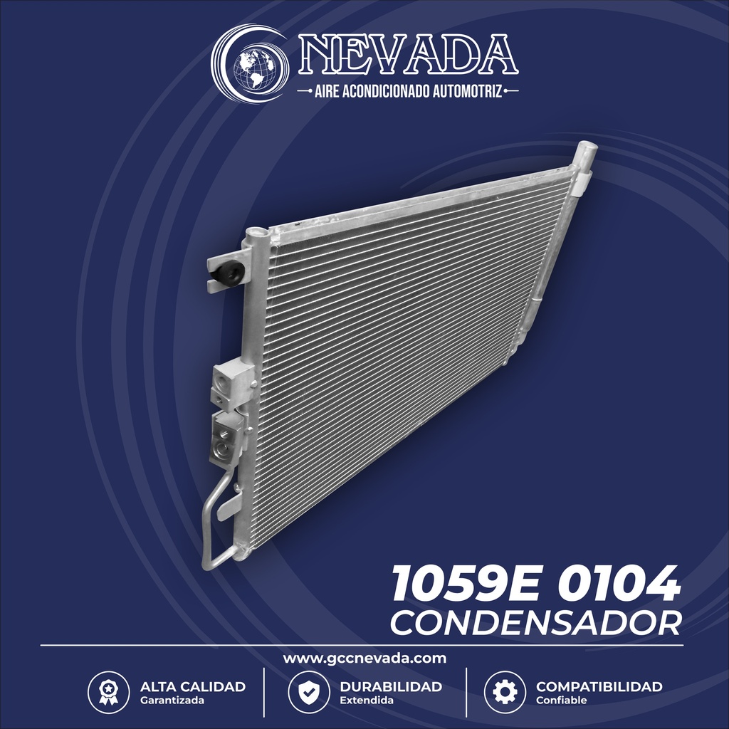CONDENSADOR SUZUKI XL-7 AÑO 07-09 R-134-A NEVADA ASIA