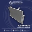 CONDENSADOR SUZUKI SWIFT AÑO 11/18  550X390X16 R-134-A NEVADA ASIA