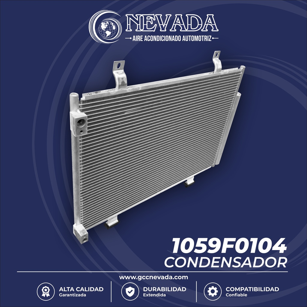 CONDENSADOR SUZUKI SWIFT AÑO 11/18  550X390X16 R-134-A NEVADA ASIA