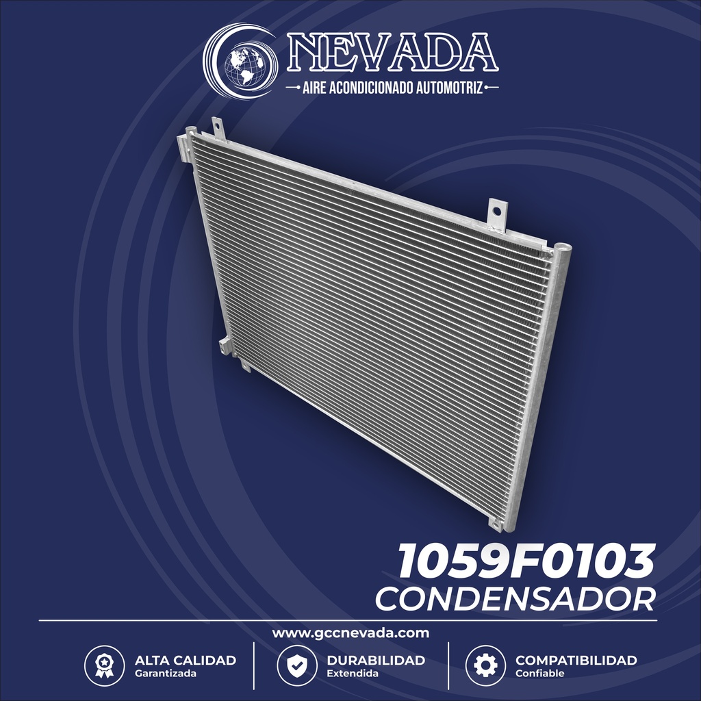 CONDENSADOR SUZUKI SWIFT T3 AÑO 17-21 585X405X12 R-134-A NEVADA ASIA