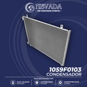 CONDENSADOR SUZUKI SWIFT T3 AÑO 17-21 585X405X12 R-134-A NEVADA ASIA
