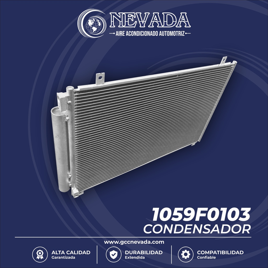 CONDENSADOR SUZUKI SWIFT T3 AÑO 17-21 585X405X12 R-134-A NEVADA ASIA