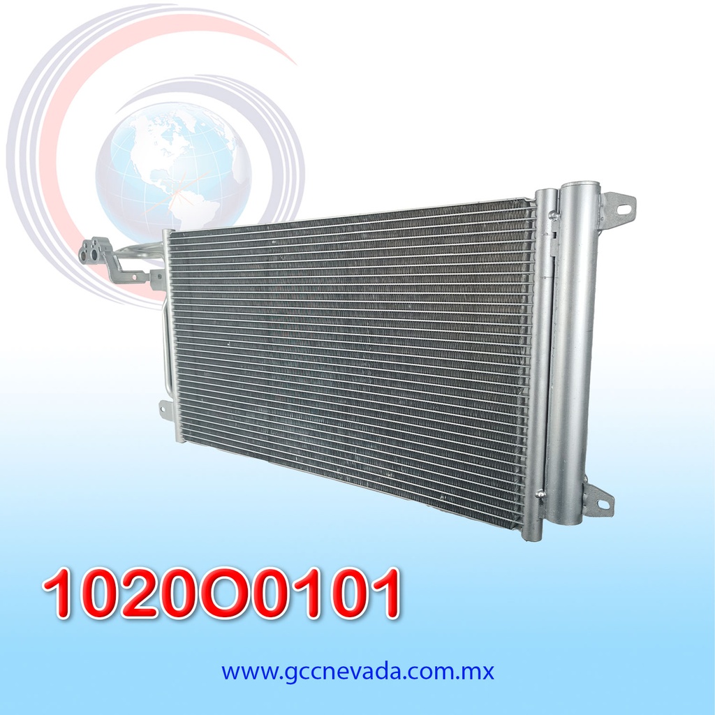 CONDENSADOR VOLKSWAGEN VENTO AÑO 16/14 / POLO 16/19 / SEAT IBIZA 16/08 / TOLEDO 16/13 / AUDI A1 16/