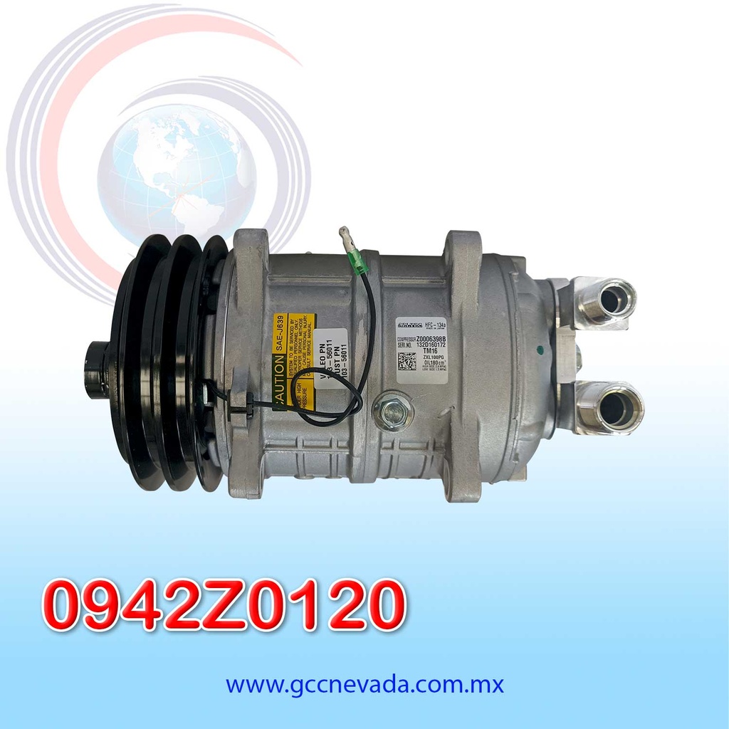 COMPRESOR SELTEC STD TM-16 OREJA 2A R-134-A 12V JAPON