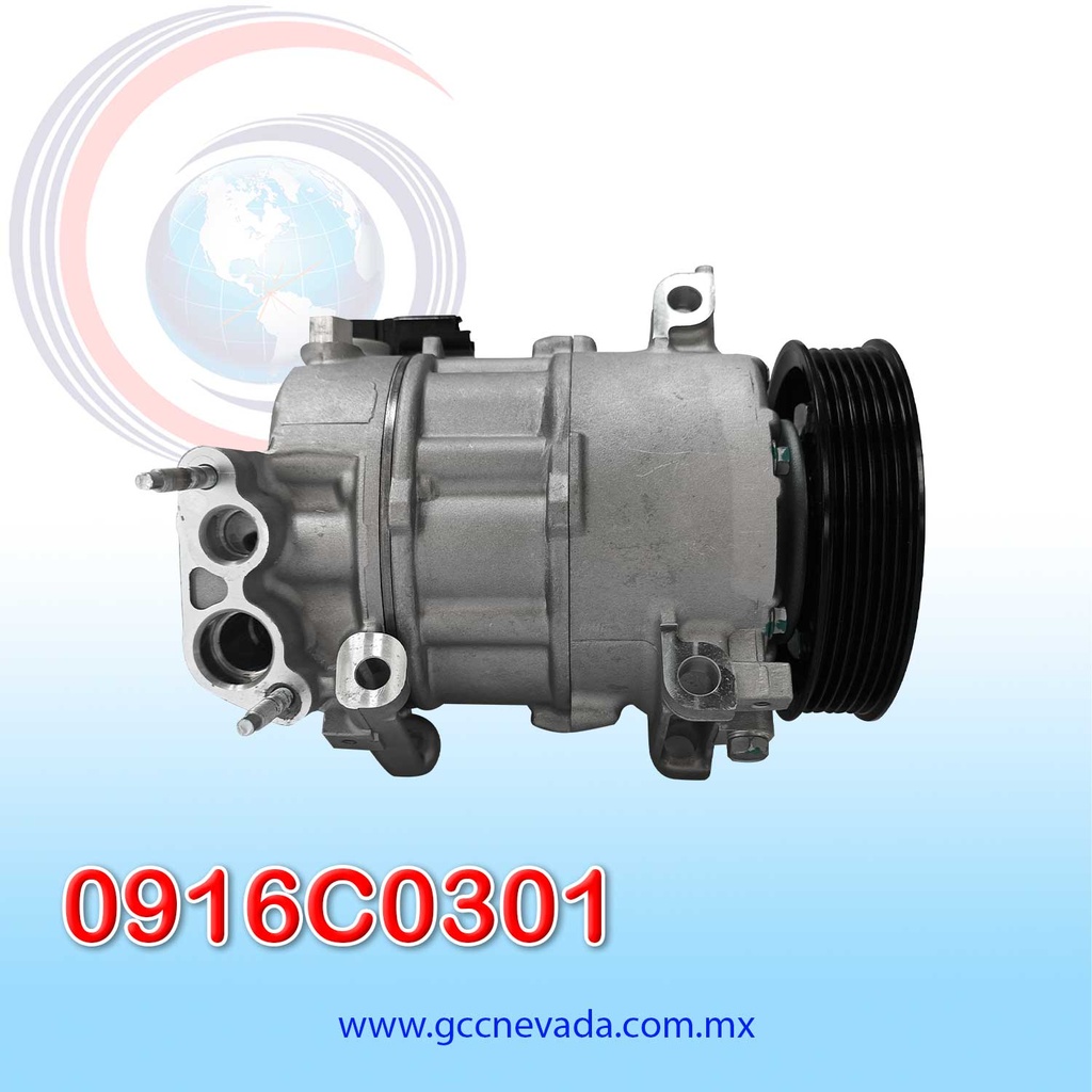 COMPRESOR CITROEN 208 AÑO 12/23 / 308 II 13/23 / 2008 13/23 / C3 09/22 / C4 GRAND PICASSO 13/22 / DS3 09/15 / DS5 11/15 PV6 12V 6PK ASIA
