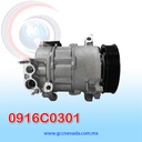 COMPRESOR CITROEN 208 AÑO 12/23 / 308 II 13/23 / 2008 13/23 / C3 09/22 / C4 GRAND PICASSO 13/22 / DS3 09/15 / DS5 11/15 PV6 12V 6PK ASIA