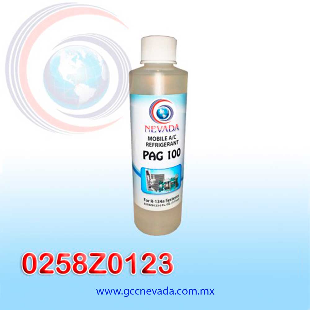 ACEITE REFRIG PAG (100) R-134 (6 ONZAS)(PAQ 12PZAS) NEVADA USA
