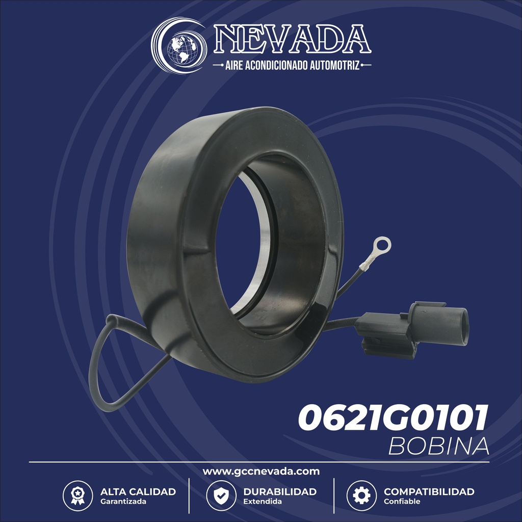 BOBINA MAZDA BT-50 AÑO 06/11 / MAZDA 6 03/08 / FORD RANGER 06/11 HS15 12V 101.2X65.2X35MM NEVADA ASIA