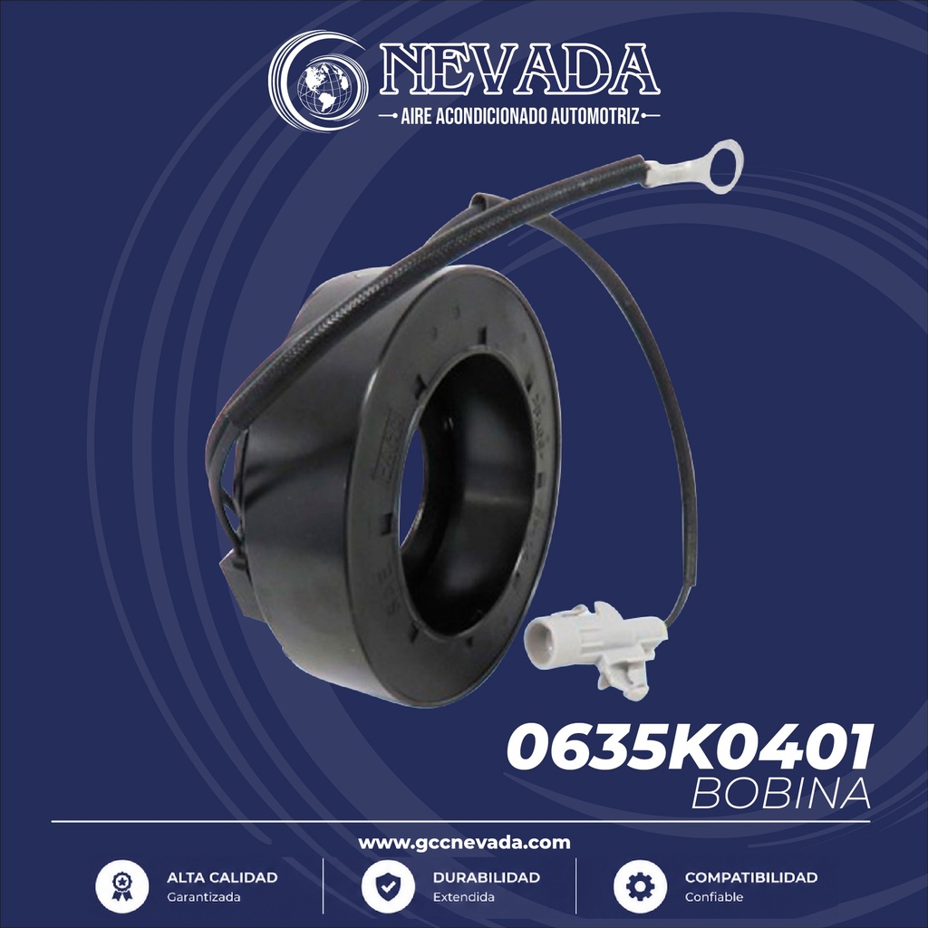 BOBINA NIPPON 10PA15C / 10PA17C / 10PA20C 12V NEVADA ASIA