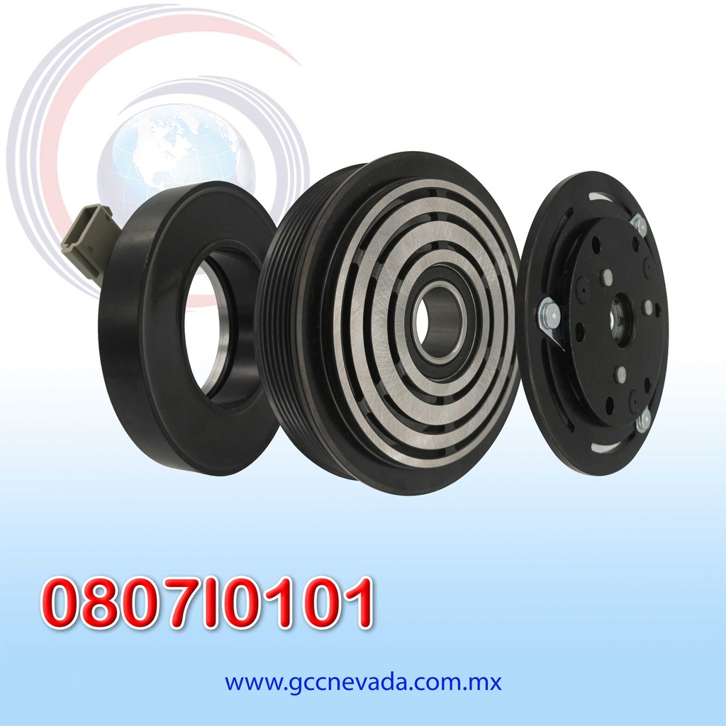 CLUTCH FORD FIESTA FS-10 AÑO 99/00 6PK 12V NEVADA ASIA