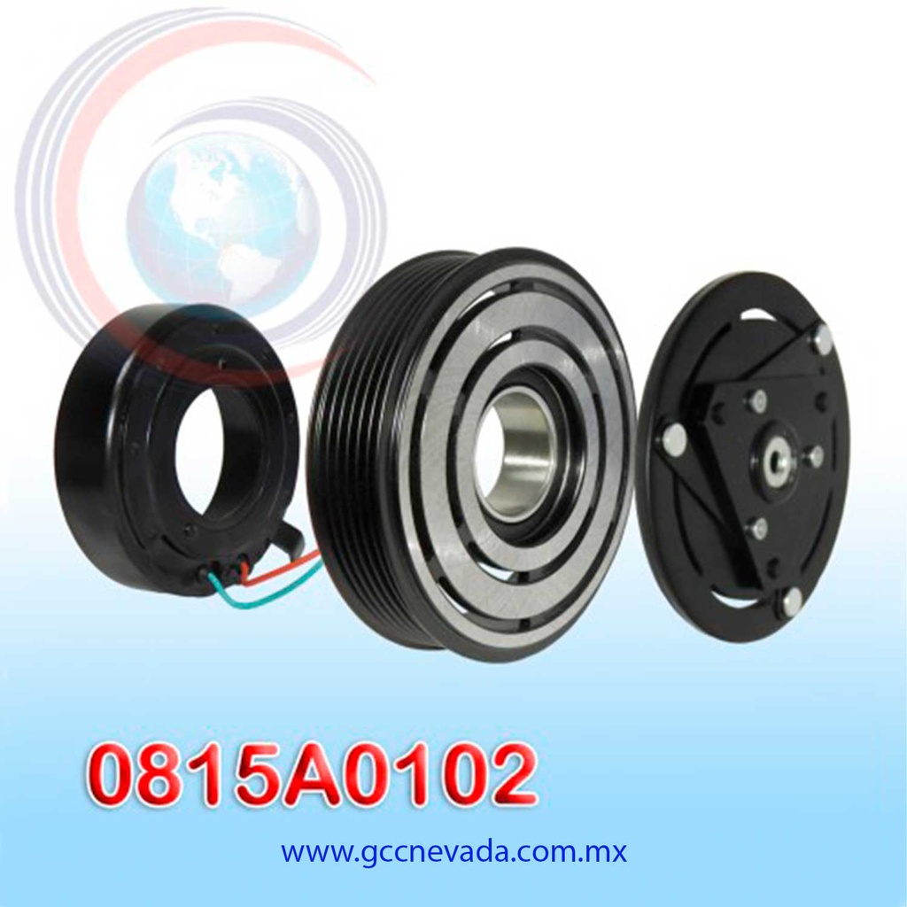 CLUTCH NISSAN SENTRA AÑO 07-16 6PK 119MM 12V PXC14/DCS17EC ESTRIA NEVADA ASIA