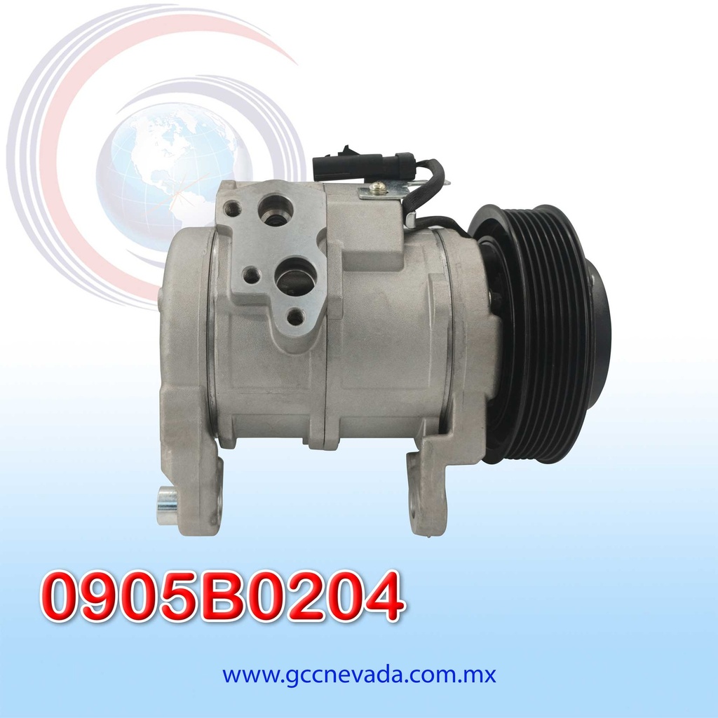 COMPRESOR DODGE RAM 1500 / 2500 / 3500 AÑO 02-08 / 4000 05-08 5.7L 4 OREJAS V-8 7PK 10S17E 135MM 12V NEVADA