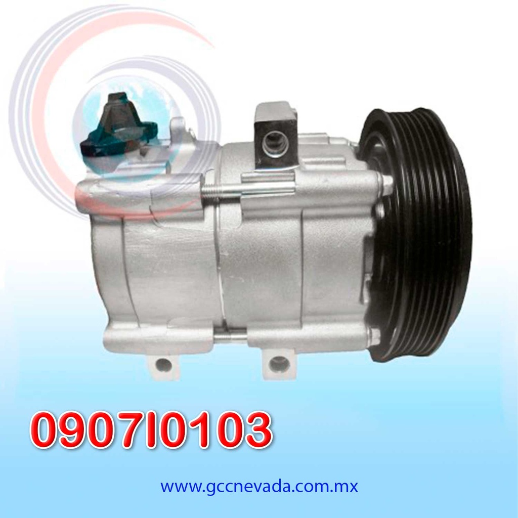 COMPRESOR FORD FIESTA FS-10 AÑO 99-00 R-134-A T/P 6PK NEVADA
