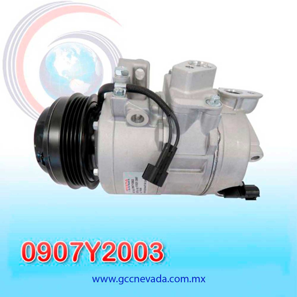 COMPRESOR FORD FUSION AÑO 13-20 / EDGE 15-18 / LINCOLN MKZ 13-19 R-134-A 4PK 116MM 12V 7SBH17C NEVADA ASIA