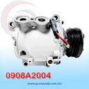 COMPRESOR G/M TRAIL BLAZER SCROLL AÑO 05-09 R-134-A V8 4PK 100MM 12V TRSA12 ENSAMBLADO IMP