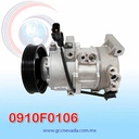 COMPRESOR HYUNDAI ACCENT 11/17 / KIA RIO 12/17 C/VAL ELECT T/P 6PK 12V DVE12 DOOWON COREA